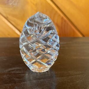 Crystal Cut Glass Egg